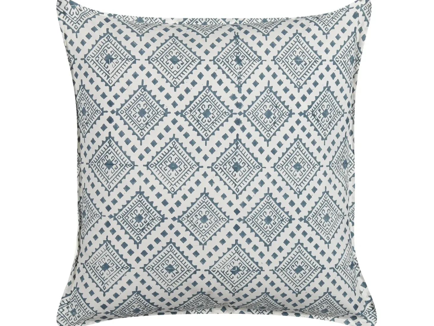 Sæt af 2 pyntepuder CORDATA Bomuld 45 x 45 cm Blå Orientalsk mønster