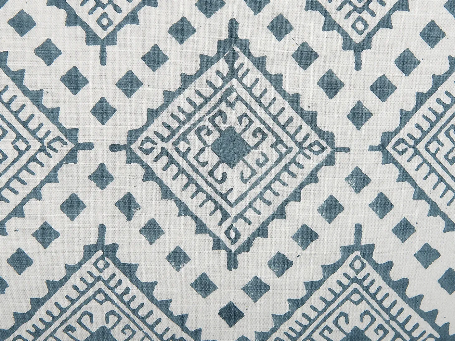 Sæt af 2 pyntepuder CORDATA Bomuld 45 x 45 cm Blå Orientalsk mønster
