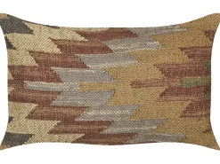 Sæt af 2 pyntepuder DEEPOR Jute 30 x 50 cm Multifarvet Orientalsk mønster