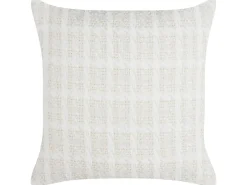 Sæt af 2 pyntepuder DOURIS 45 x 45 cm Lys Beige Ternet mønster