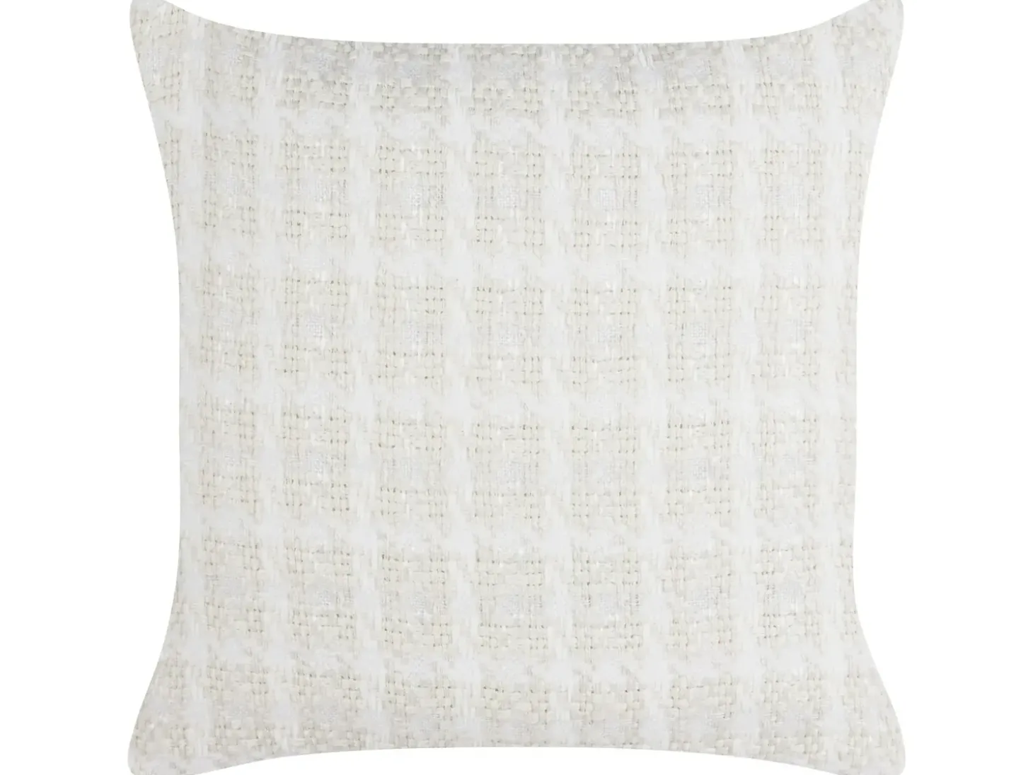 Sæt af 2 pyntepuder DOURIS 45 x 45 cm Lys Beige Ternet mønster