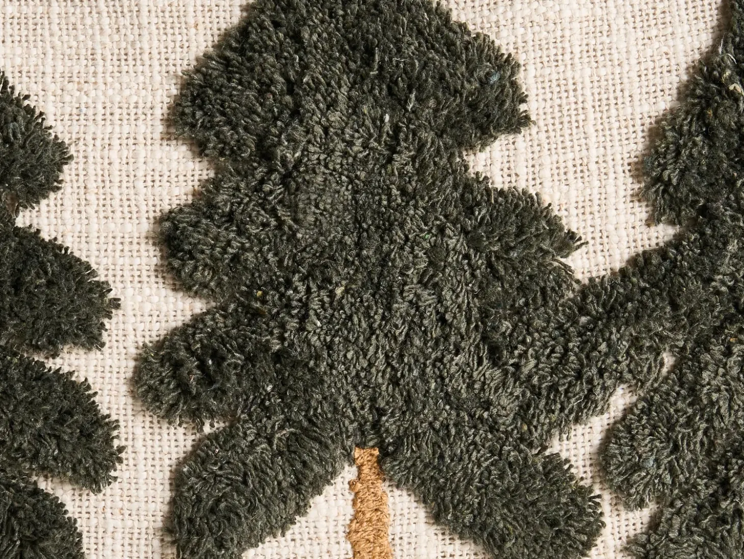 Sæt af 2 pyntepuder FAGRAEA Bomuld 30 x 50 cm Lys Beige Julemønster