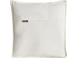 Sæt af 2 pyntepuder FERNA Bomuld 45 x 45 cm Hvid/beige Blomstermønster