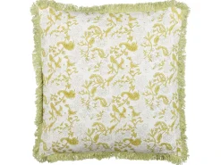 Sæt af 2 pyntepuder FILIX Bomuld 45 x 45 cm Grøn Blomstermønster