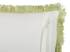 Sæt af 2 pyntepuder FILIX Bomuld 45 x 45 cm Grøn Blomstermønster