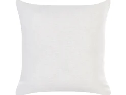 Sæt af 2 pyntepuder GOLDENROD Velour 45 x 45 cm Hvid Plante mønster