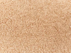 Sæt af 2 pyntepuder HESPERIS Boucle Lysebrun Ensfarvet