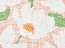 Sæt af 2 pyntepuder JATROPHA Bomuld 45 x 45 cm Lyserød Blomstermønster