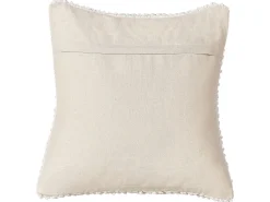 Sæt af 2 pyntepuder JOARA Bomuld 45 x 45 cm Lys Beige Ensfarvet