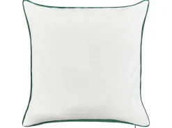 Sæt af 2 pyntepuder JOYCANDY Bomuld 45 x 45 cm Hvid Julemønster