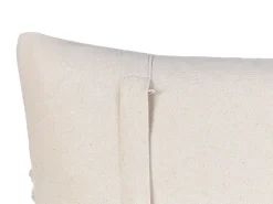 Sæt af 2 pyntepuder KALAM Bomuld 45 x 45 cm Lys Beige Geometrisk mønster