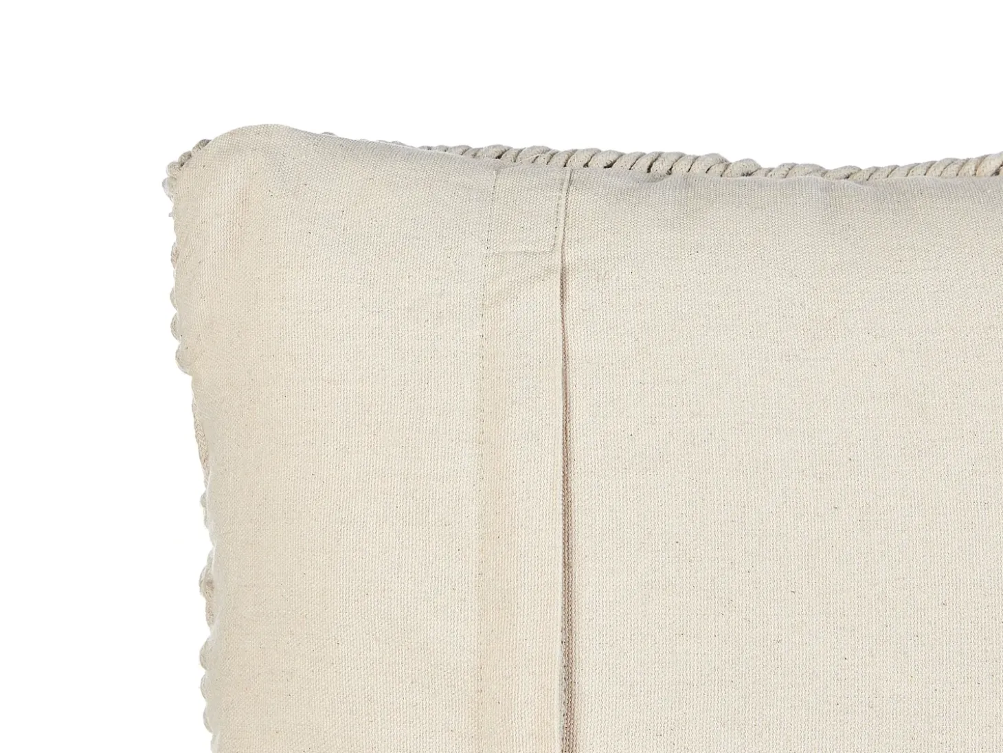 Sæt af 2 pyntepuder KIRIKKALE Bomuld 45 x 45 cm Lys Beige Geometrisk mønster