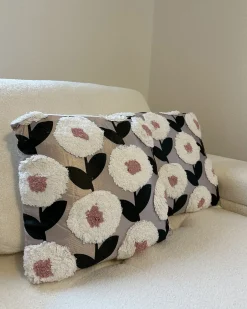 Sæt af 2 pyntepuder KUNRI Bomuld 45 x 45 cm Multifarvet Blomstermønster