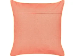 Sæt af 2 pyntepuder LAMINARIA Velour 45 x 45 cm Koralrød Dyremønster