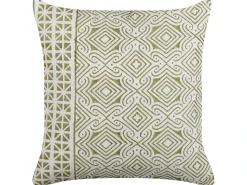 Sæt af 2 pyntepuder LARICS Bomuld 45 x 45 cm Grøn Orientalsk mønster