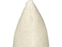 Sæt af 2 pyntepuder LEUZEA Boucle 60 x 60 cm Beige Ensfarvet