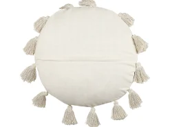 Sæt af 2 pyntepuder MADIA Bomuld 45 x 45 cm Lys Beige Ensfarvet