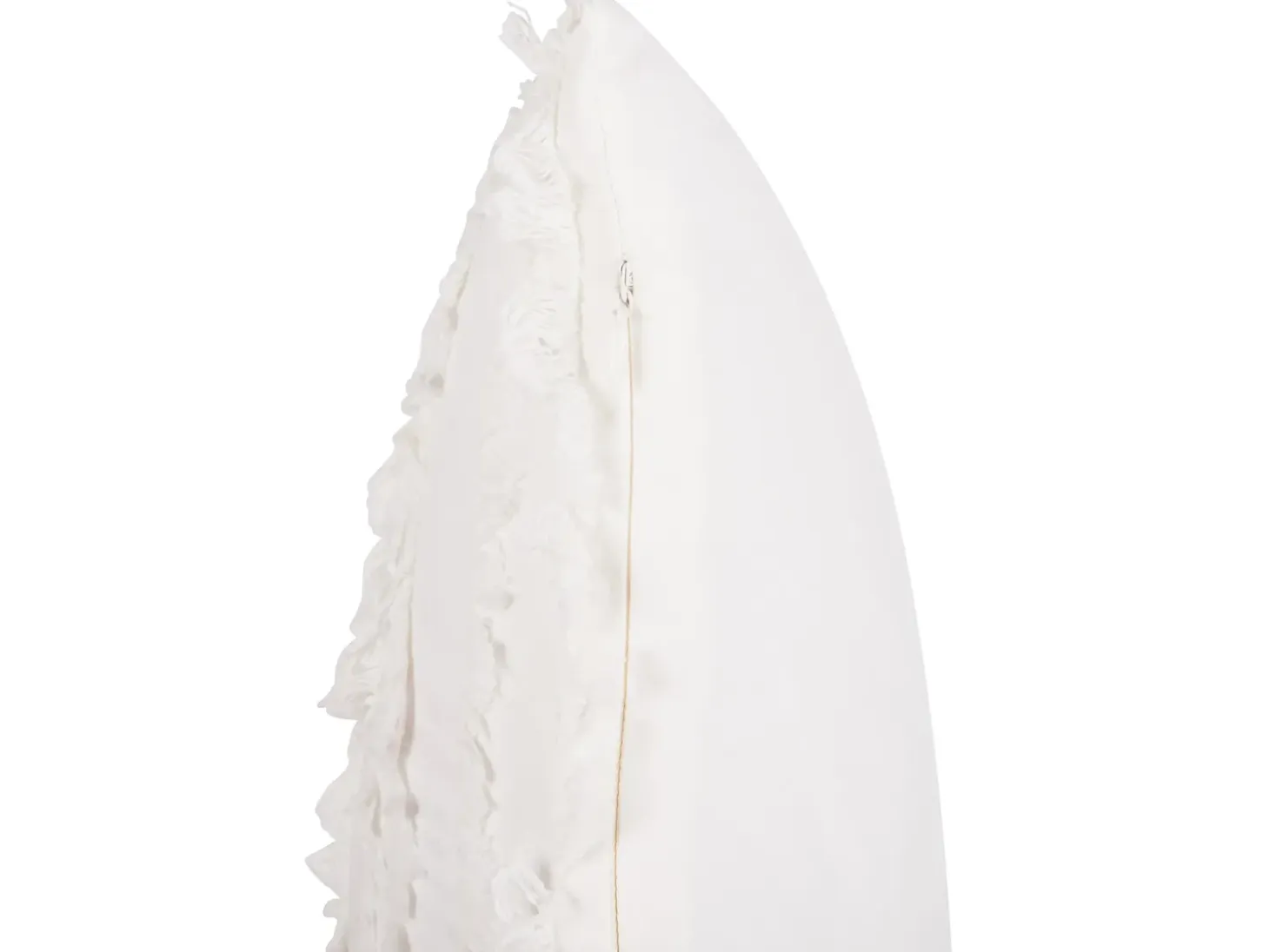 Sæt af 2 pyntepuder MAKNEH Bomuld 45 x 45 cm Hvid Ensfarvet