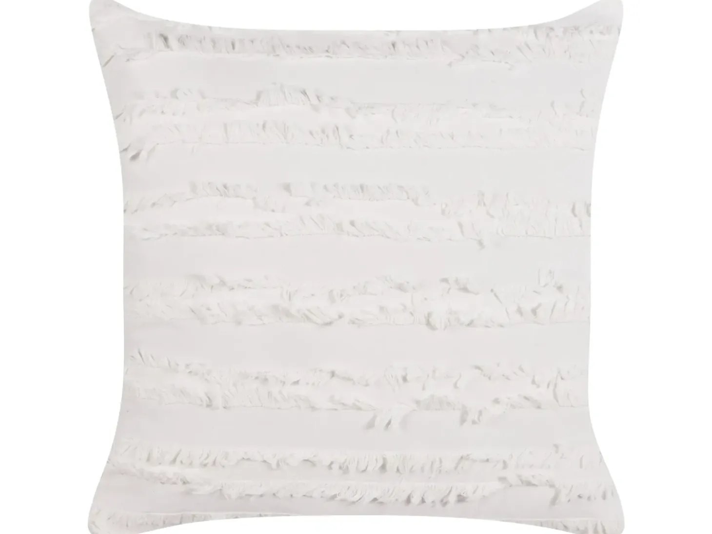 Sæt af 2 pyntepuder MAKNEH Bomuld 45 x 45 cm Hvid Ensfarvet