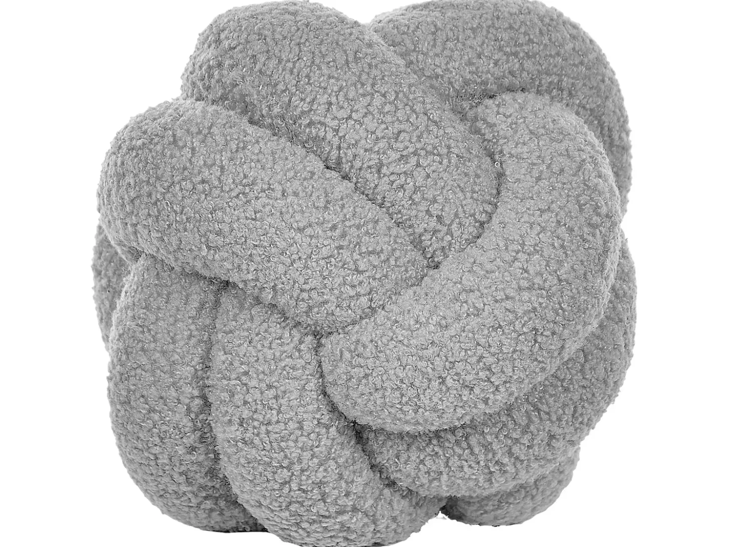 Sæt af 2 pyntepuder MALNI Boucle 19 x 19 cm Grå Ensfarvet