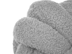 Sæt af 2 pyntepuder MALNI Boucle 19 x 19 cm Grå Ensfarvet