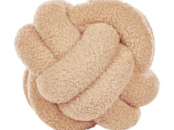 Sæt af 2 pyntepuder MALNI Boucle 19 x 19 cm Sand Beige Ensfarvet