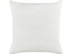 Sæt af 2 pyntepuder MILAS Hør 50 x 50 cm Hvid Stribet mønster