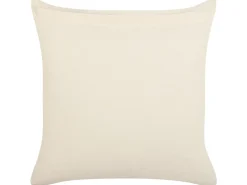 Sæt af 2 pyntepuder MYRICA Bomuld 45 x 45 cm Hvid Geometrisk mønster