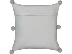 Sæt af 2 pyntepuder OCOTEA Bomuld 45 x 45 cm Grå Ensfarvet