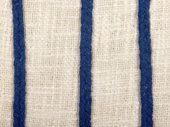 Sæt af 2 pyntepuder PLEIONE Bomuld 45 x 45 cm Navy Blå Geometrisk mønster