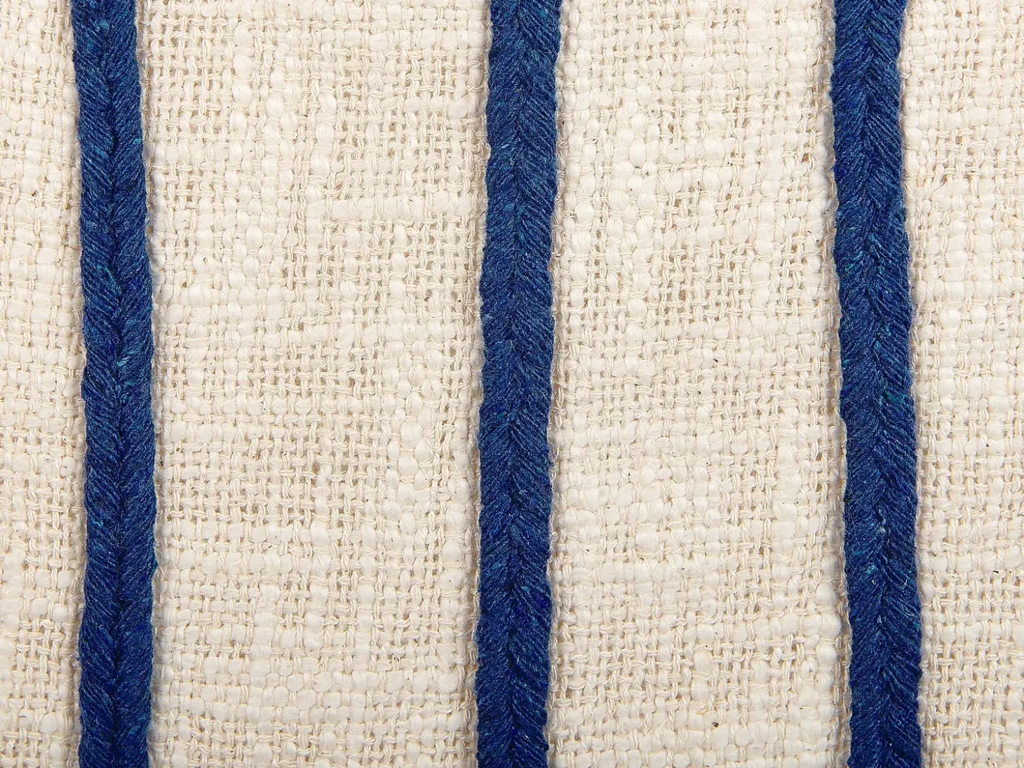 Sæt af 2 pyntepuder PLEIONE Bomuld 45 x 45 cm Navy Blå Geometrisk mønster