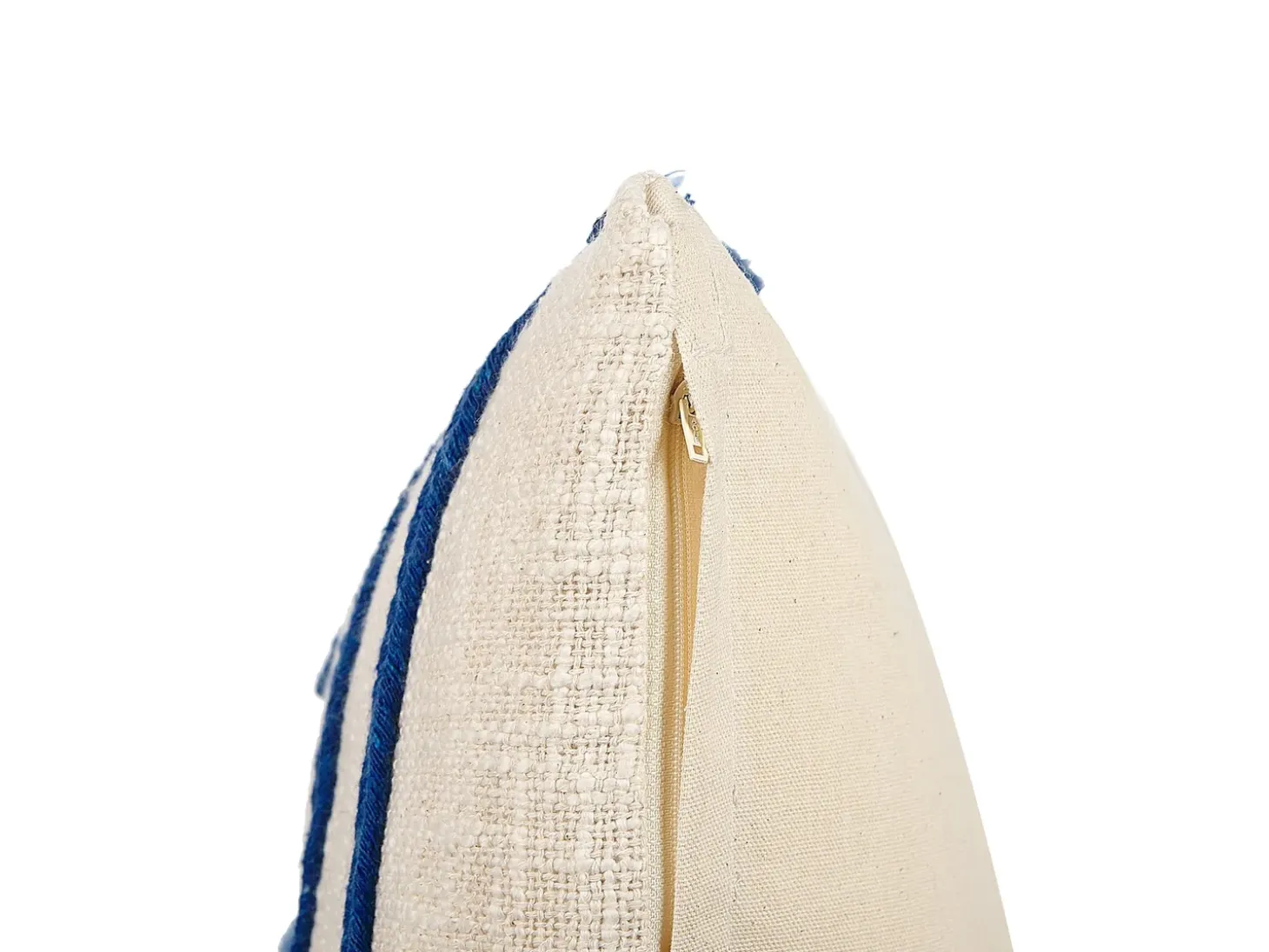 Sæt af 2 pyntepuder PLEIONE Bomuld 45 x 45 cm Navy Blå Geometrisk mønster