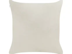 Sæt af 2 pyntepuder PRALINE Velour 45 x 45 cm Hvid Julemønster