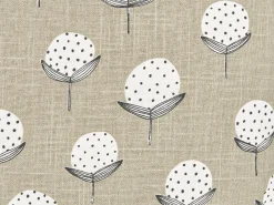 Sæt af 2 pyntepuder PSILOTALES Bomuld 45 x 45 cm Beige Blomstermønster
