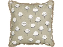 Sæt af 2 pyntepuder PSILOTALES Bomuld 45 x 45 cm Beige Blomstermønster