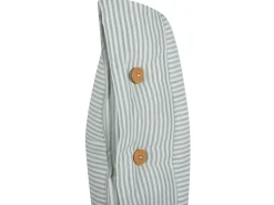 Sæt af 2 pyntepuder SEBRINE 45 x 45 cm Mintgrøn Stribet mønster