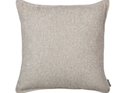 Sæt af 2 pyntepuder SENECIA Boucle 45 x 45 cm Beige Ensfarvet