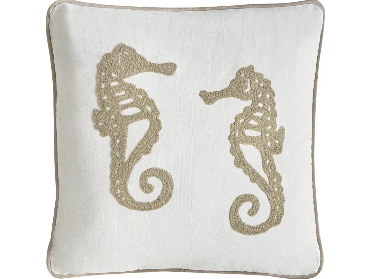 Sæt af 2 pyntepuder SINDORA Bomuld 45 x 45 cm Hvid Dyremønster