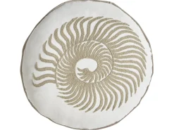 Sæt af 2 pyntepuder SINDORA Bomuld 45 x 45 cm Hvid Dyremønster