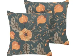 Sæt af 2 pyntepuder SOTOL 45 x 45 cm Multifarvet Blomstermønster