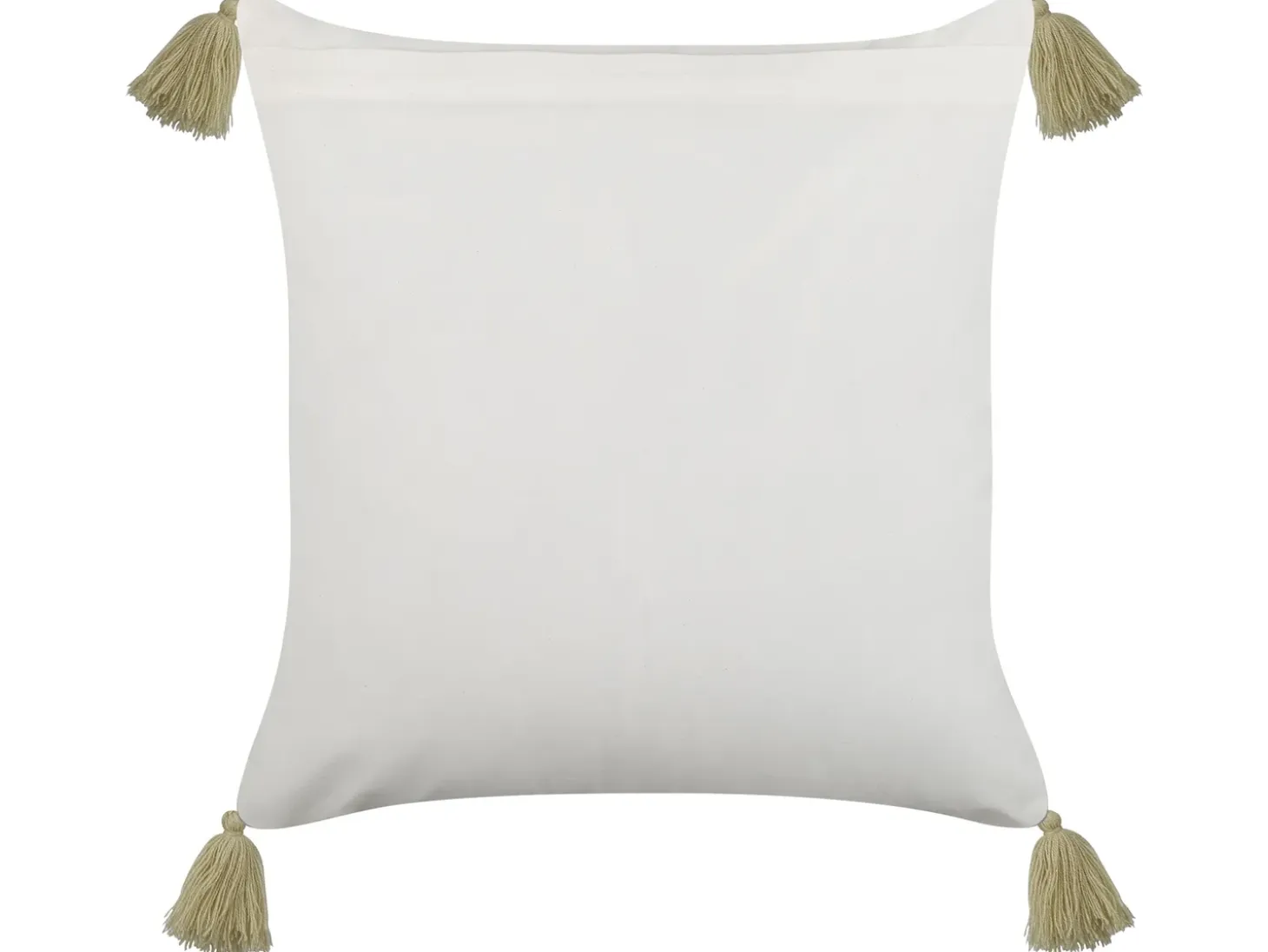 Sæt af 2 pyntepuder SYRINGA Bomuld 45 x 45 cm Grøn Geometrisk mønster