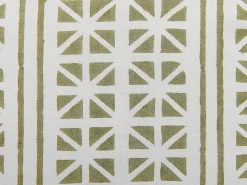 Sæt af 2 pyntepuder SYRINGA Bomuld 45 x 45 cm Grøn Geometrisk mønster