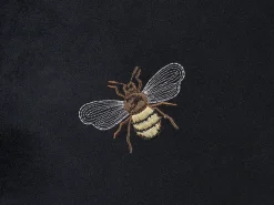 Sæt af 2 pyntepuder TALINUM Velour 45 x 45 cm Sort Dyremønster