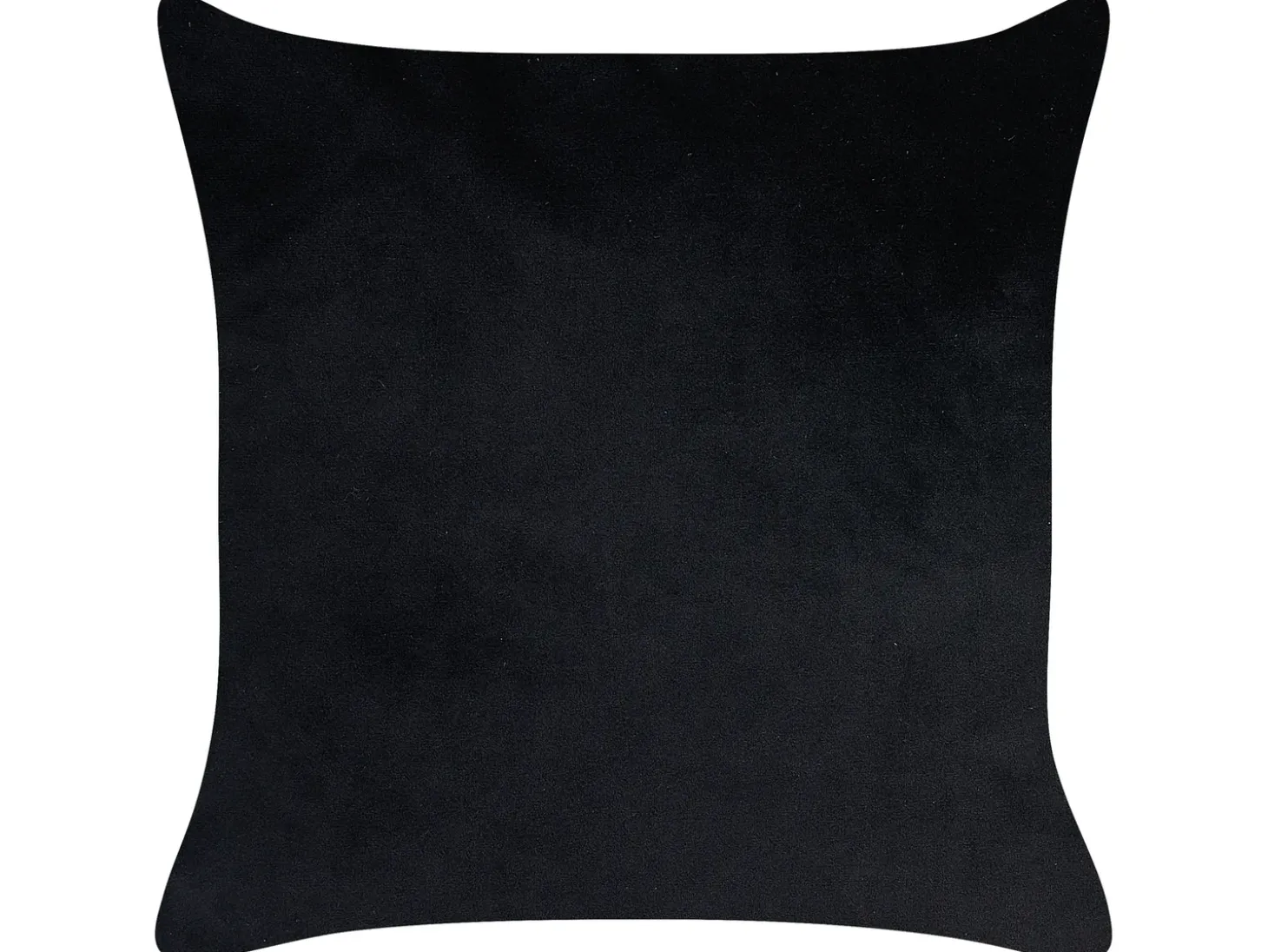 Sæt af 2 pyntepuder TALINUM Velour 45 x 45 cm Sort Dyremønster