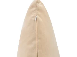 Sæt af 2 pyntepuder TALINUM Velour 45 x 45 cm Beige Dyremønster
