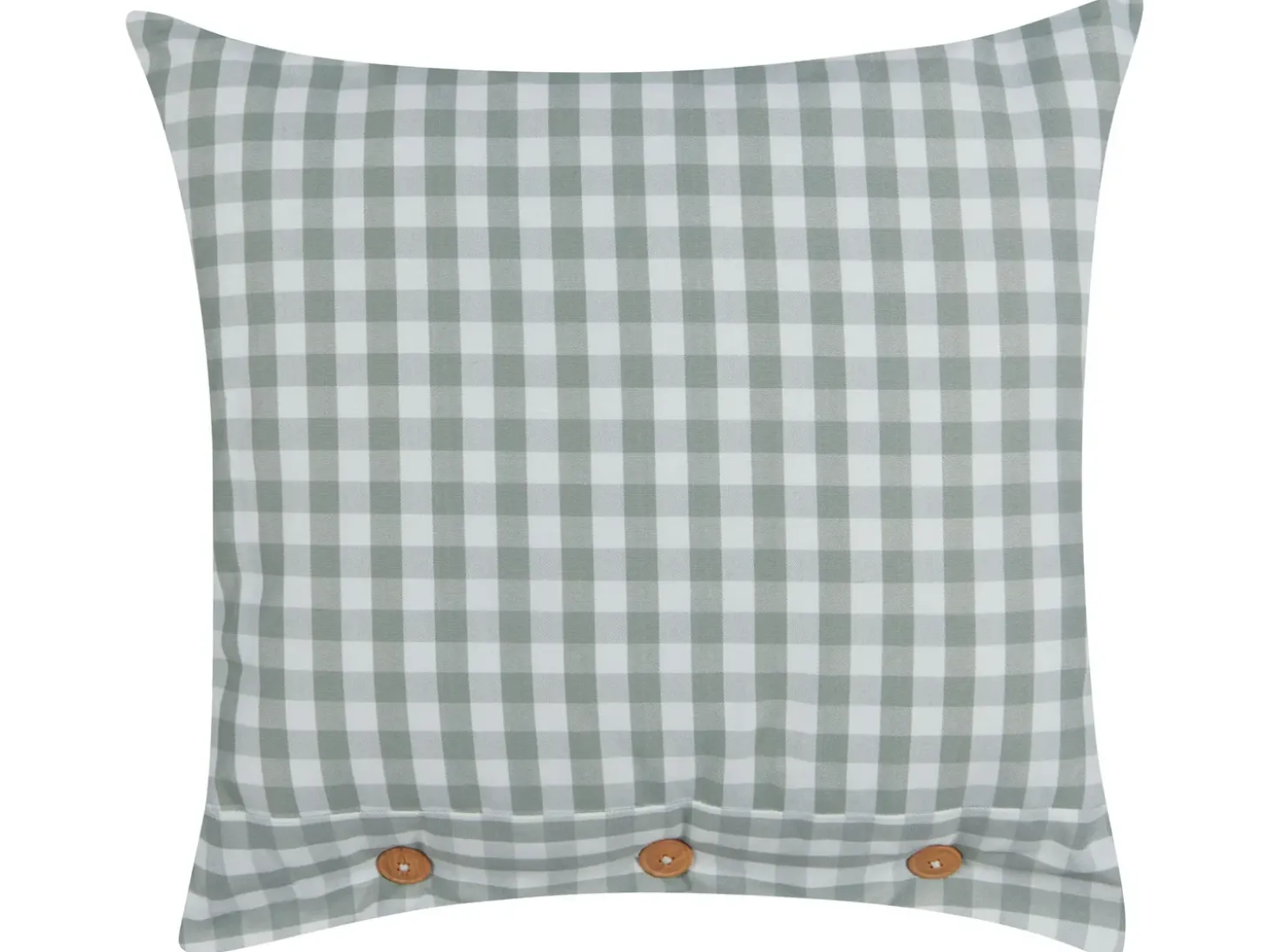 Sæt af 2 pyntepuder TALYA 45 x 45 cm Mintgrøn Ternet mønster
