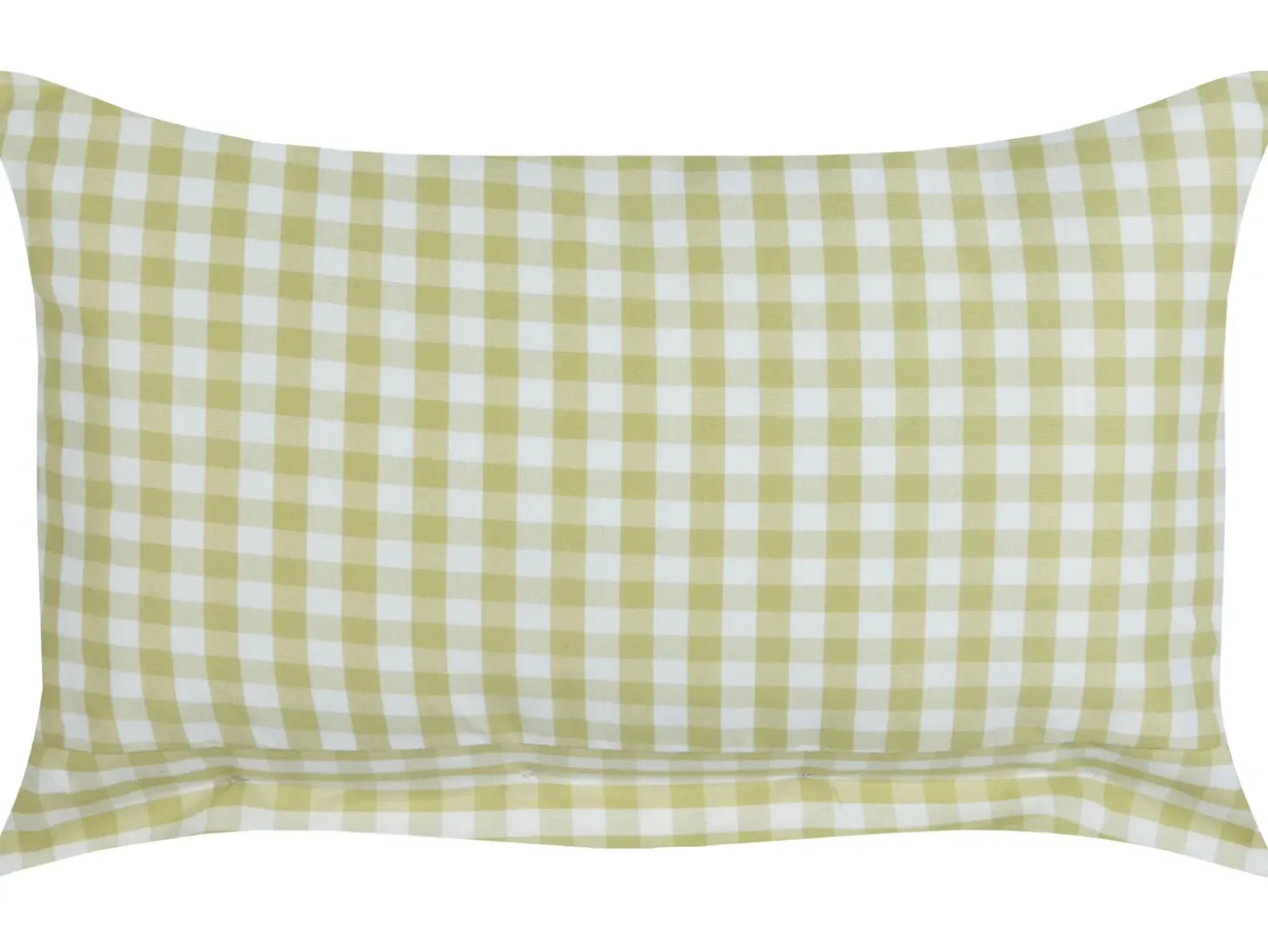 Sæt af 2 pyntepuder TALYA 40 x 60 cm Olivengrøn Ternet mønster