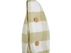 Sæt af 2 pyntepuder TAMNINE 45 x 45 cm Lysegrøn Ternet mønster