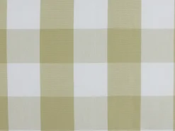 Sæt af 2 pyntepuder TAMNINE 45 x 45 cm Lysegrøn Ternet mønster