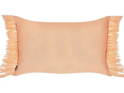 Sæt af 2 pyntepuder TANSY Bomuld 40 x 60 cm Orange Ensfarvet